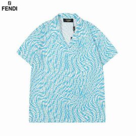 Picture of Fendi Shirt Short _SKUFendiM-3XLQ7222294